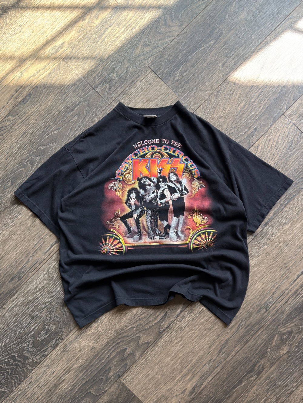 KISS Psycho Circus Tour T-Shirt Men’s XL Vintage 1998 Cronies Made USA Black